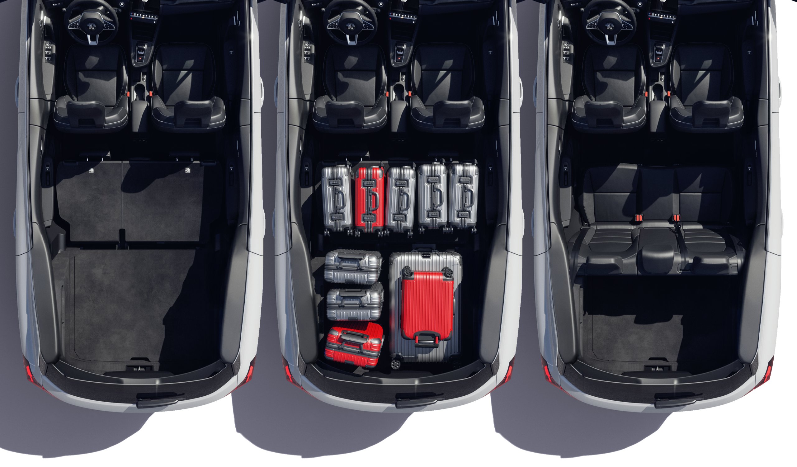 Nové Mitsubishi Grandis - velký zavazadlový prostor