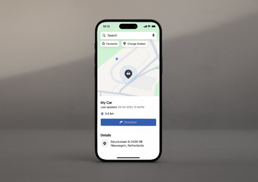 Nové Mitsubishi Grandis - mobilní aplikace, vyhledání vozidla